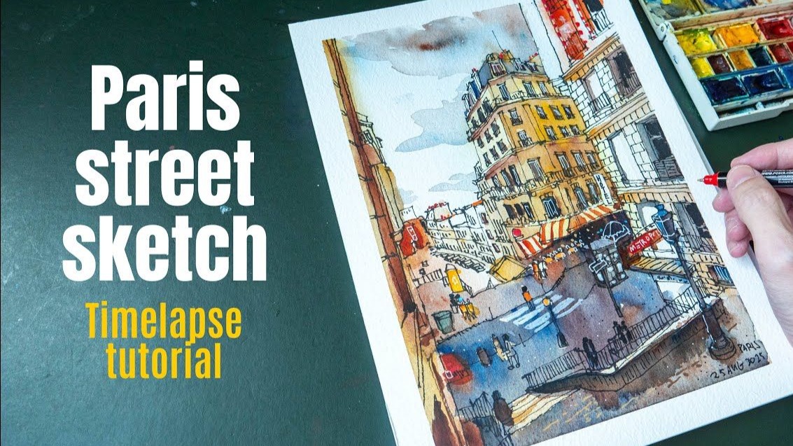 巴黎街頭速寫（縮時攝影教學） -- Teoh Yi Chie