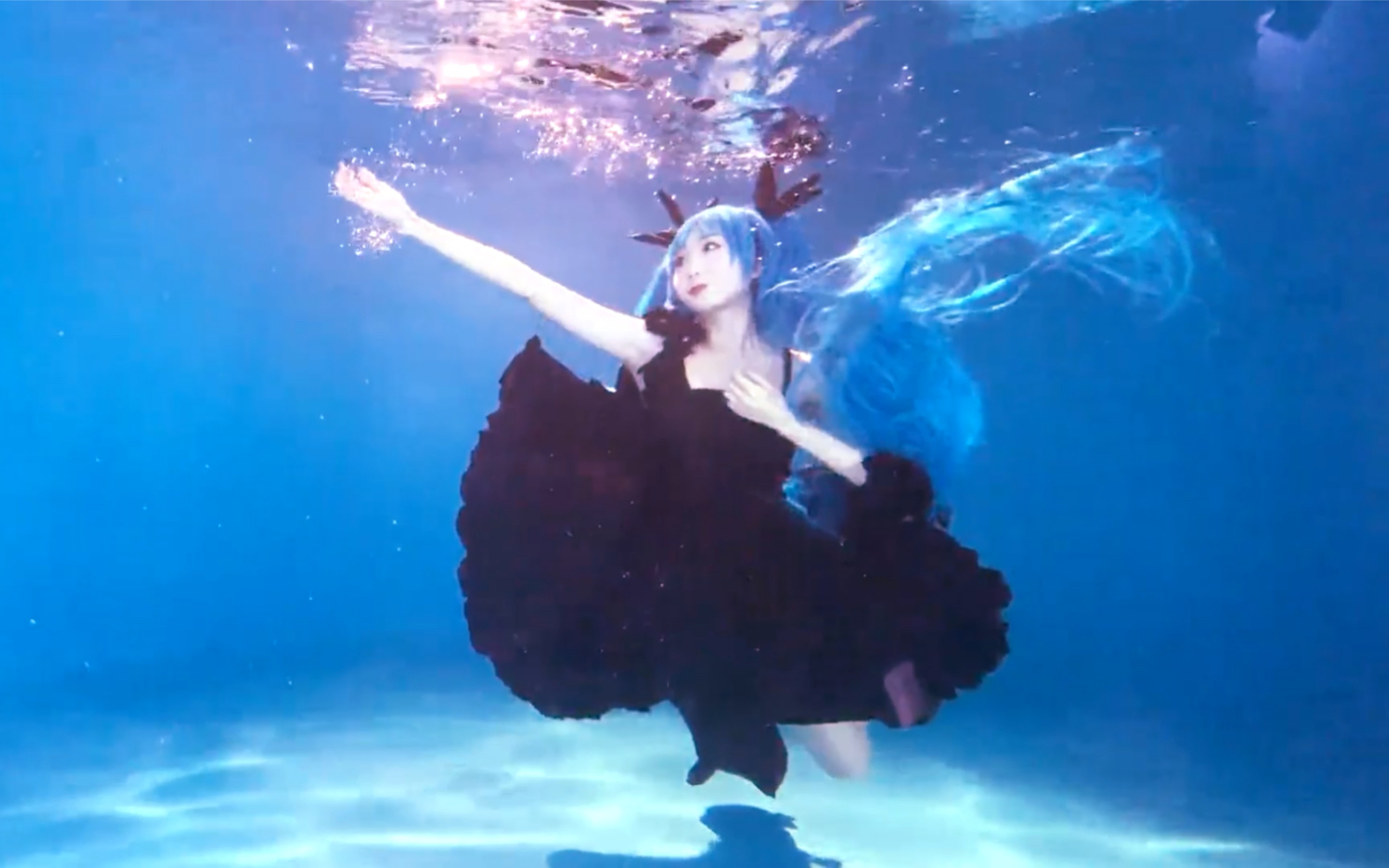 深海少女的水下拍摄，梦想成真了～【拍摄现场】