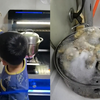 男孩放学回家后太饿，立马走进厨房找食物，打开锅盖瞬间一脸懵圈
