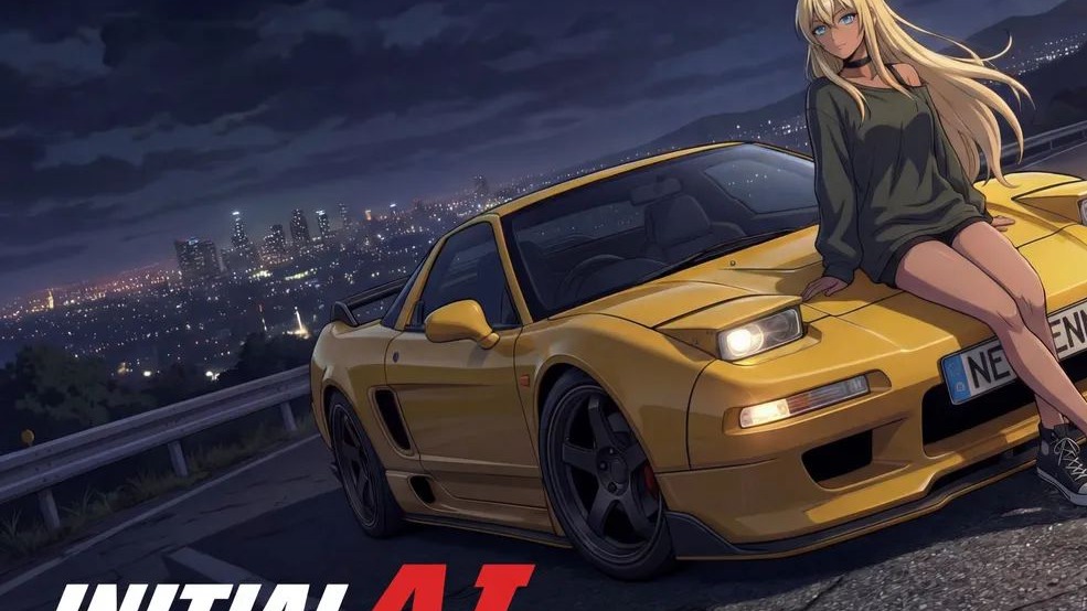 20260119 Initial AI - Neon Heart Overdrive (Hyper Eurobeat X City Pop AMV)