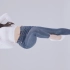 韩国美女紧身牛仔裤竖屏舞蹈