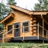【建造全程】阿拉斯加大爷独自建造现代风格的原木小屋