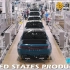 电动汽车新势力Rivian在美国的生产厂车间组装实拍