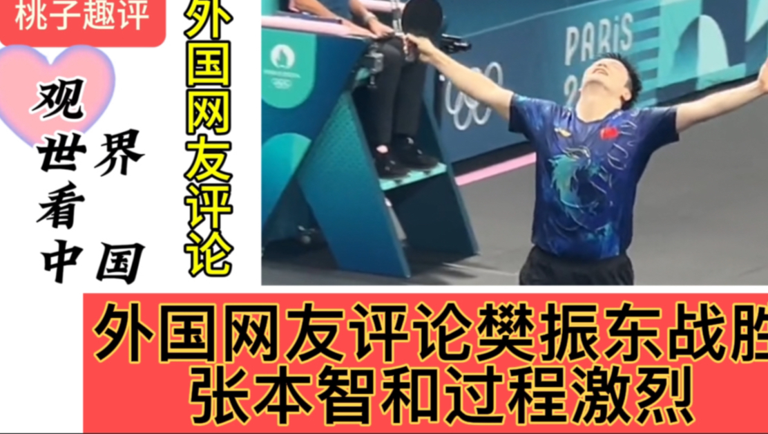 日本网友评论张本智和已足够强大,只是樊振东更胜一筹哔哩哔哩bilibili