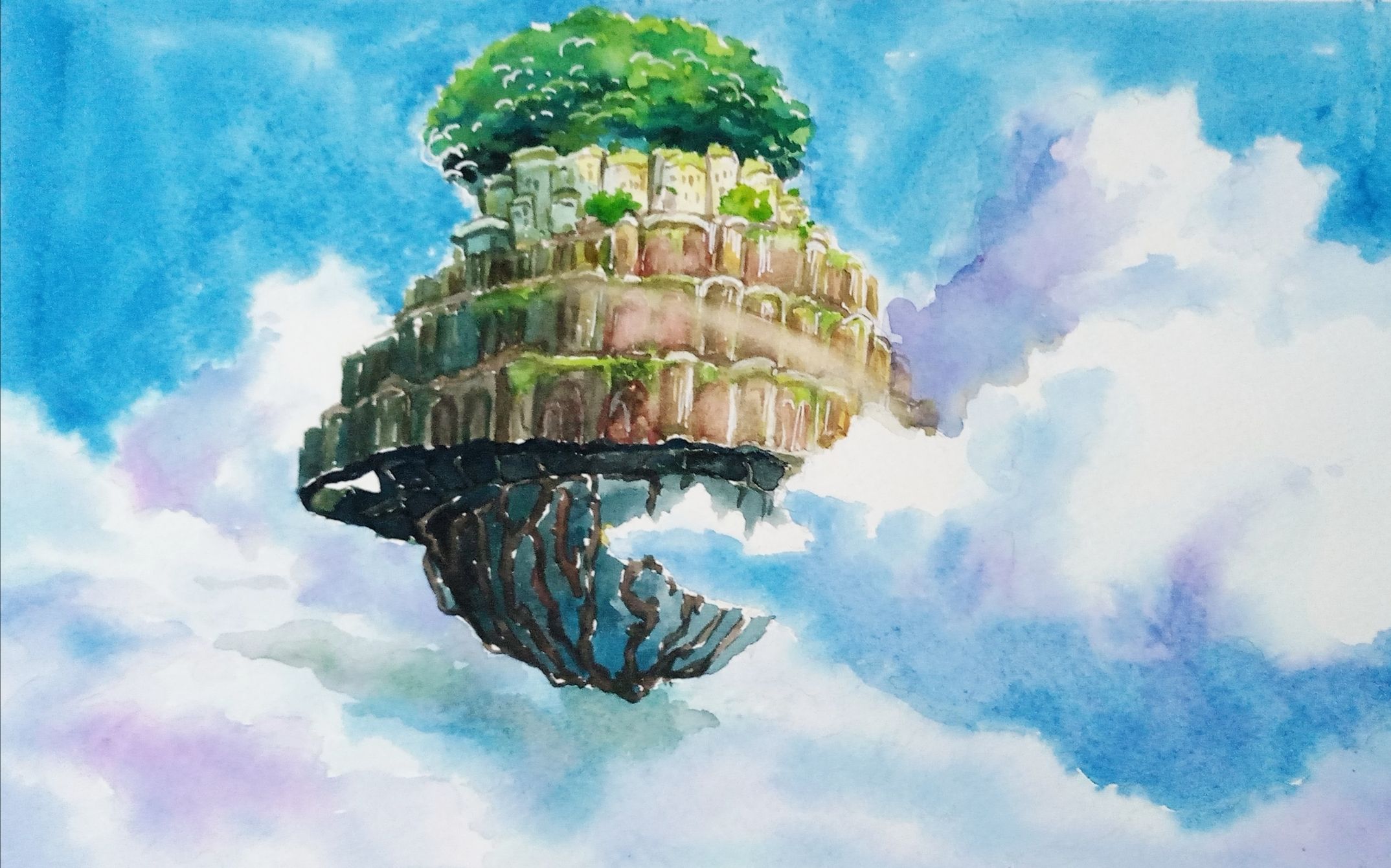 宫崎骏早年经典《天空之城》画面技巧赏析 - CG资讯 | 火星网－中国领先的数字艺术门户
