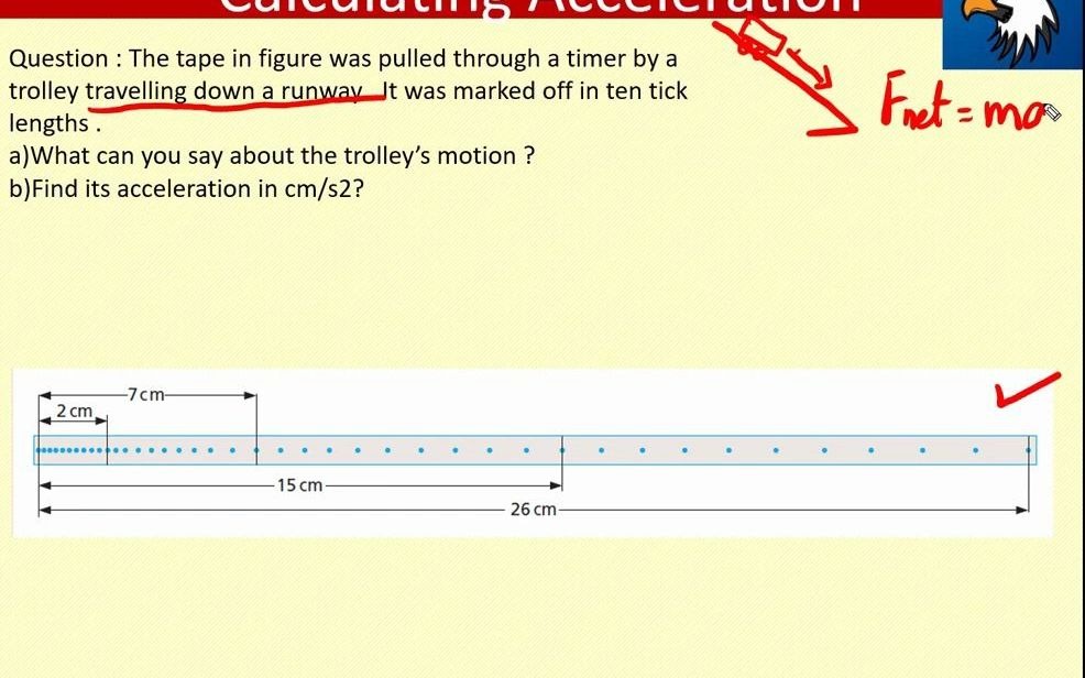 CIE IGCSE Physics Quick Revision Ticker Tape Timer and Acceleration