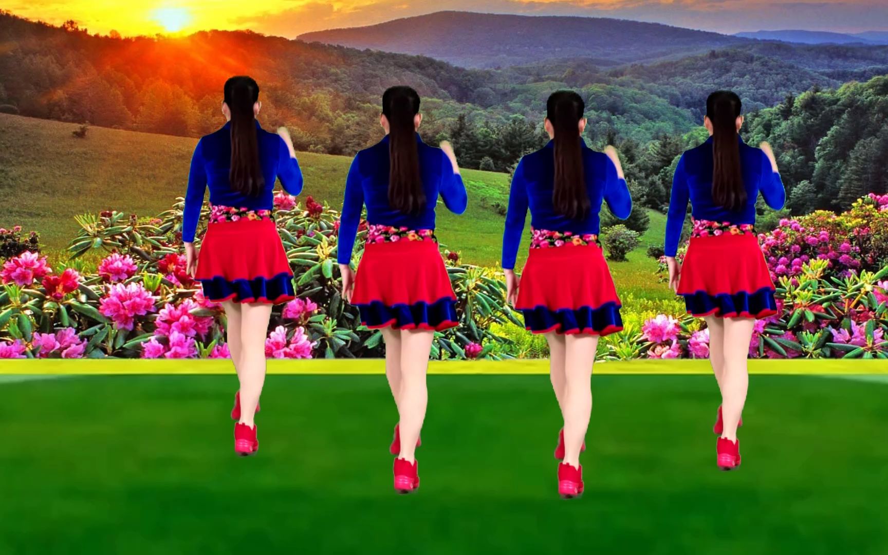 32步广场舞《想你了》歌美舞美，简单易学