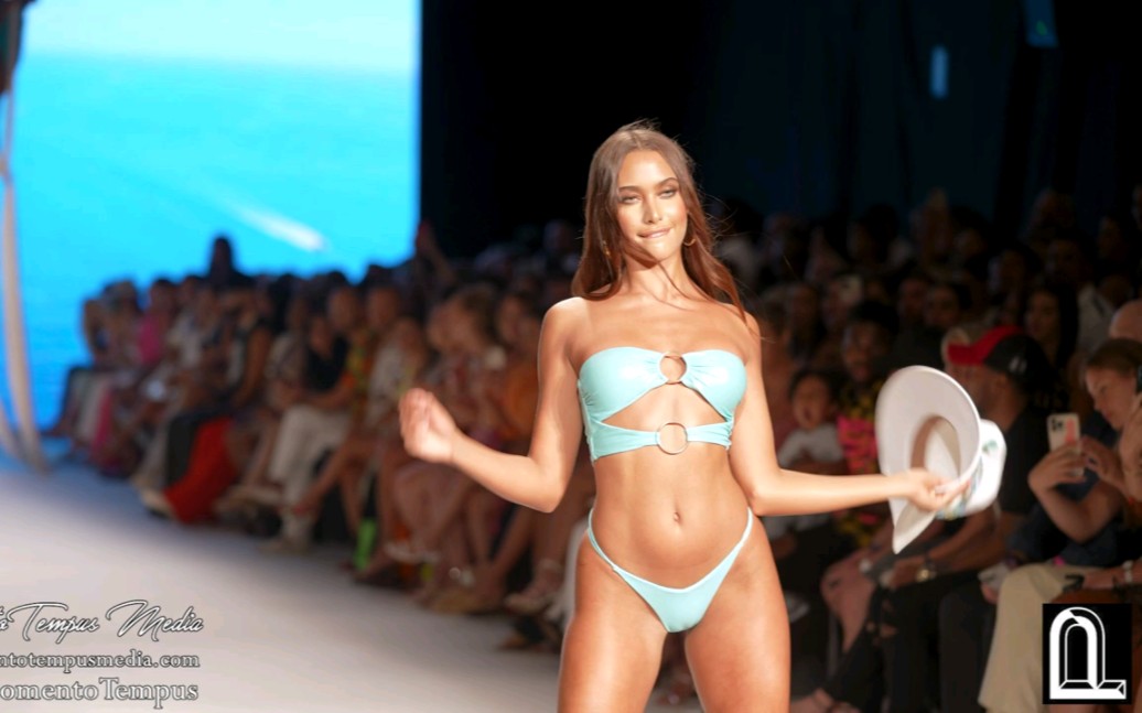 Kamila Davis Shines in Stunning 4K Slow Motion Video - Luli Fama Swim - Miami Swim Week 2022