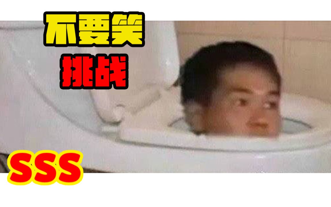 【马 桶 级】不要笑挑战！！！爷就是要笑！！！ 山和西瓜 山和西瓜 哔哩哔哩视频