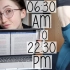 【Holly】剑桥女孩早6点半到晚10点半高效的一天记录+无比充实的周末生活（2个vlog）