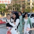 越南阿俊带小佳欣和美女们去参加节会，越南的元宵节