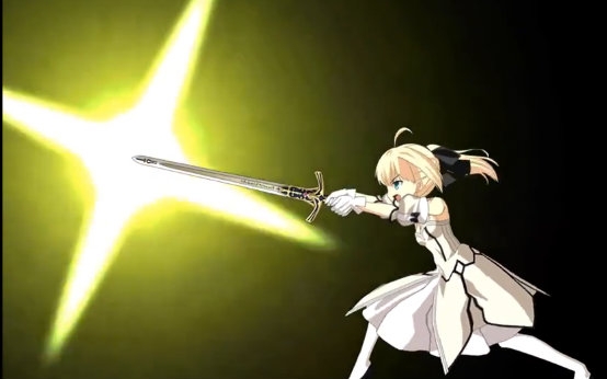 【fgo】saber lily放宝具咖喱棒(carliber)