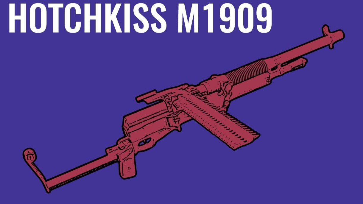 哈奇开斯M1909轻机枪 - 在4款随机游戏中的枪声&装填对比