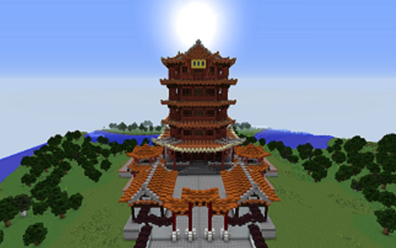 我的世界建筑欣赏---《黄鹤楼》