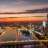 极致唯美的都市黄昏--航拍广州