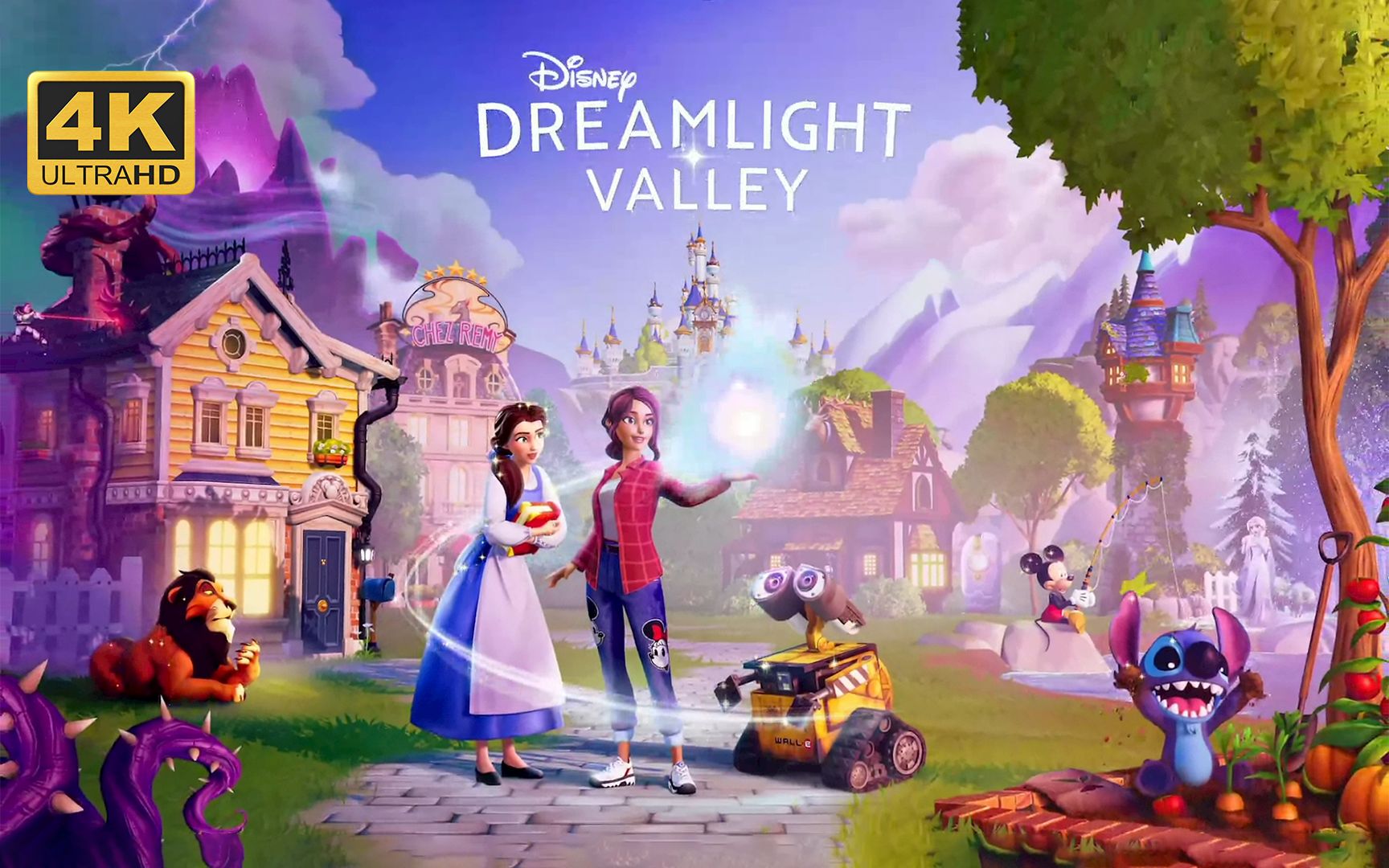 【迪士尼：梦幻星谷】4K 最高画质 全剧情流程通关攻略 迪士尼版动森 生活种田模拟游戏 - Disney Dreamlight Valley