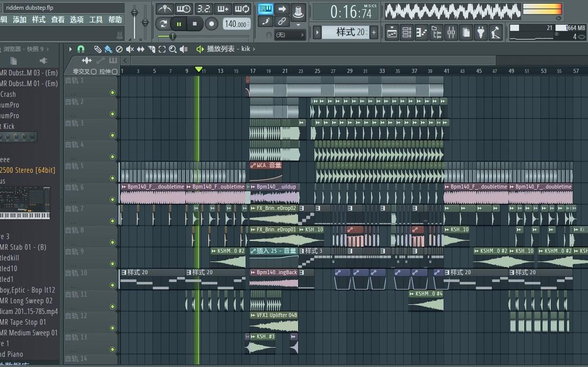 【fl萌新】第一次尝试做riddim dubstep能做成怎么样?