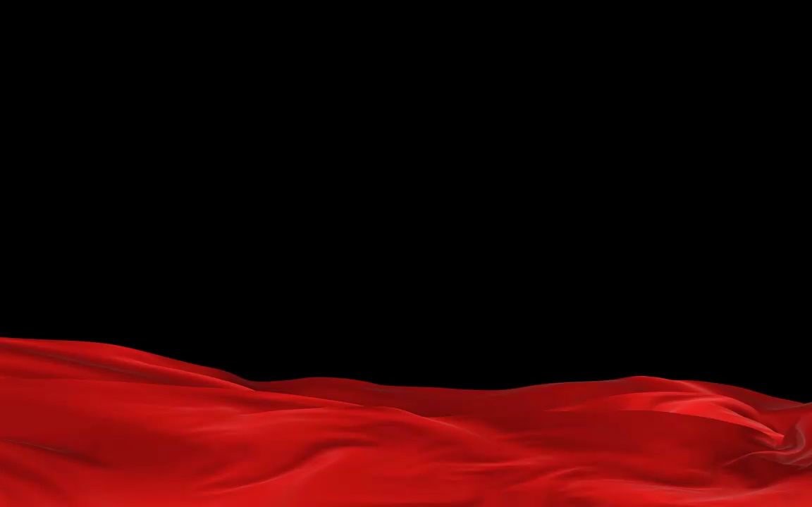 视频素材丨红绸循环