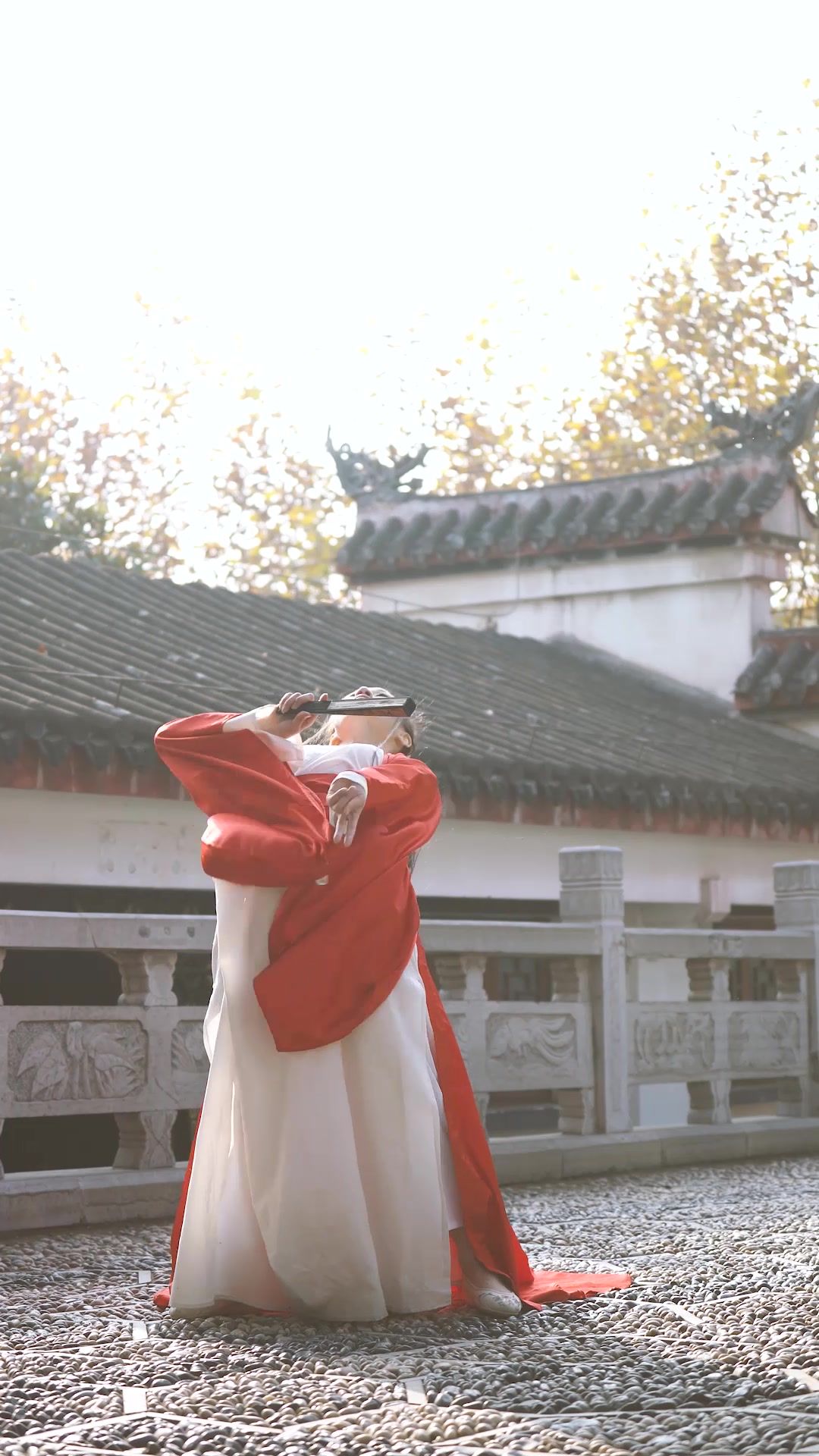 【单色舞蹈】古风舞蹈《红韶愿》古典美人中国舞