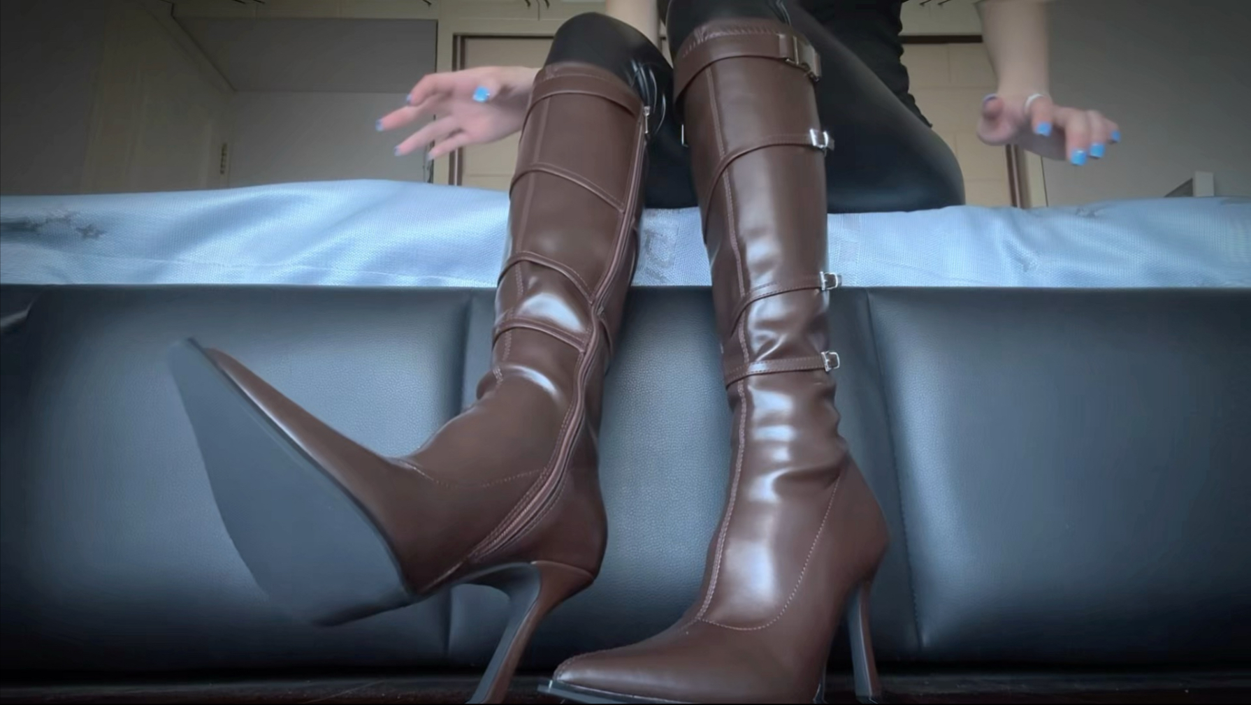 【小塔ASMR】棕色皮靴触发音