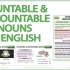 【Woodward English】可数名词和不可数名词 Countable and Uncountable Nouns