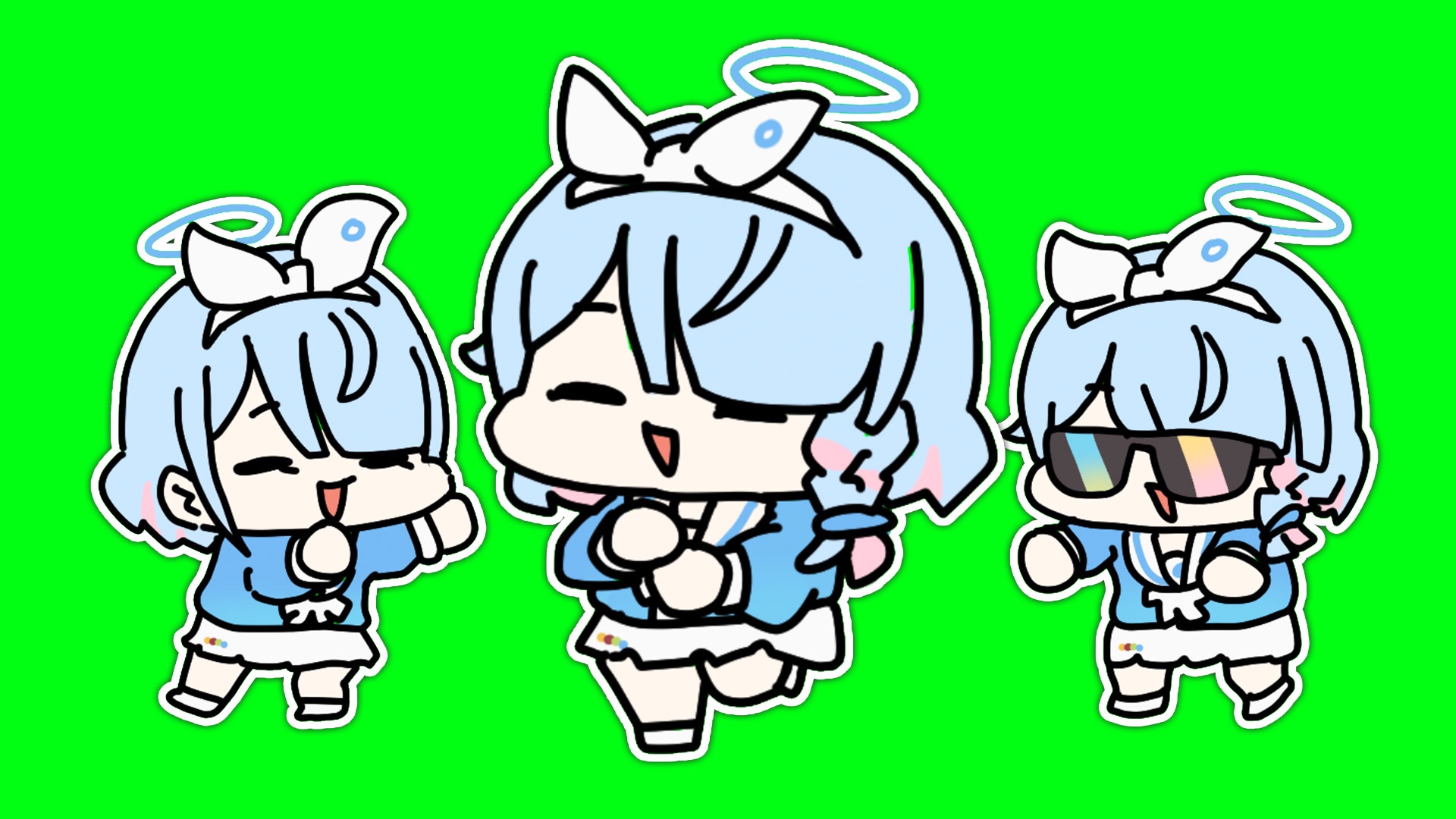 阿罗娜绿屏 [蔚蓝档案动画片]