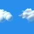 画云很容易呀，就是画几个球嘛