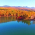 4K Autumn Lake Tateshina aerial Cruise 蓼科湖 红叶