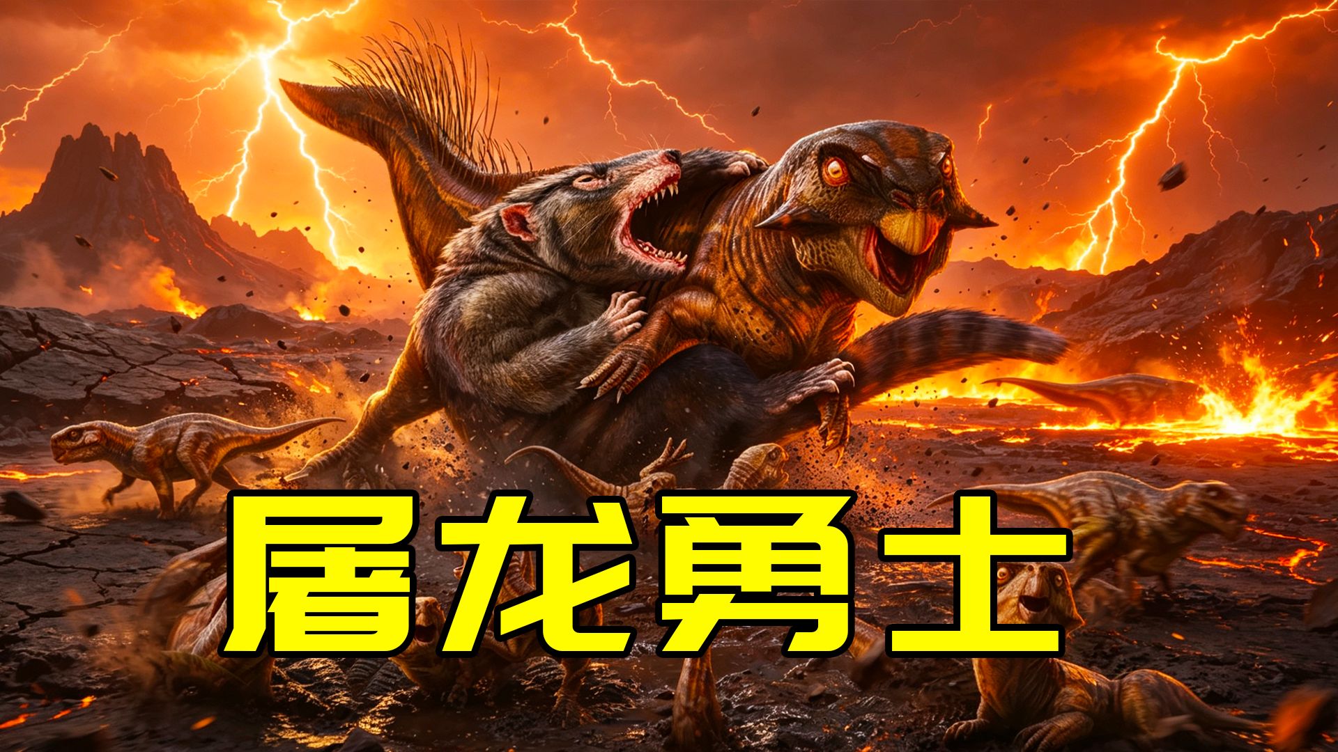 为什么我们的耳朵比恐龙多了两坨肉？哺乳动物曾经能捕杀恐龙？【兽族时代】 #合弓纲篇05