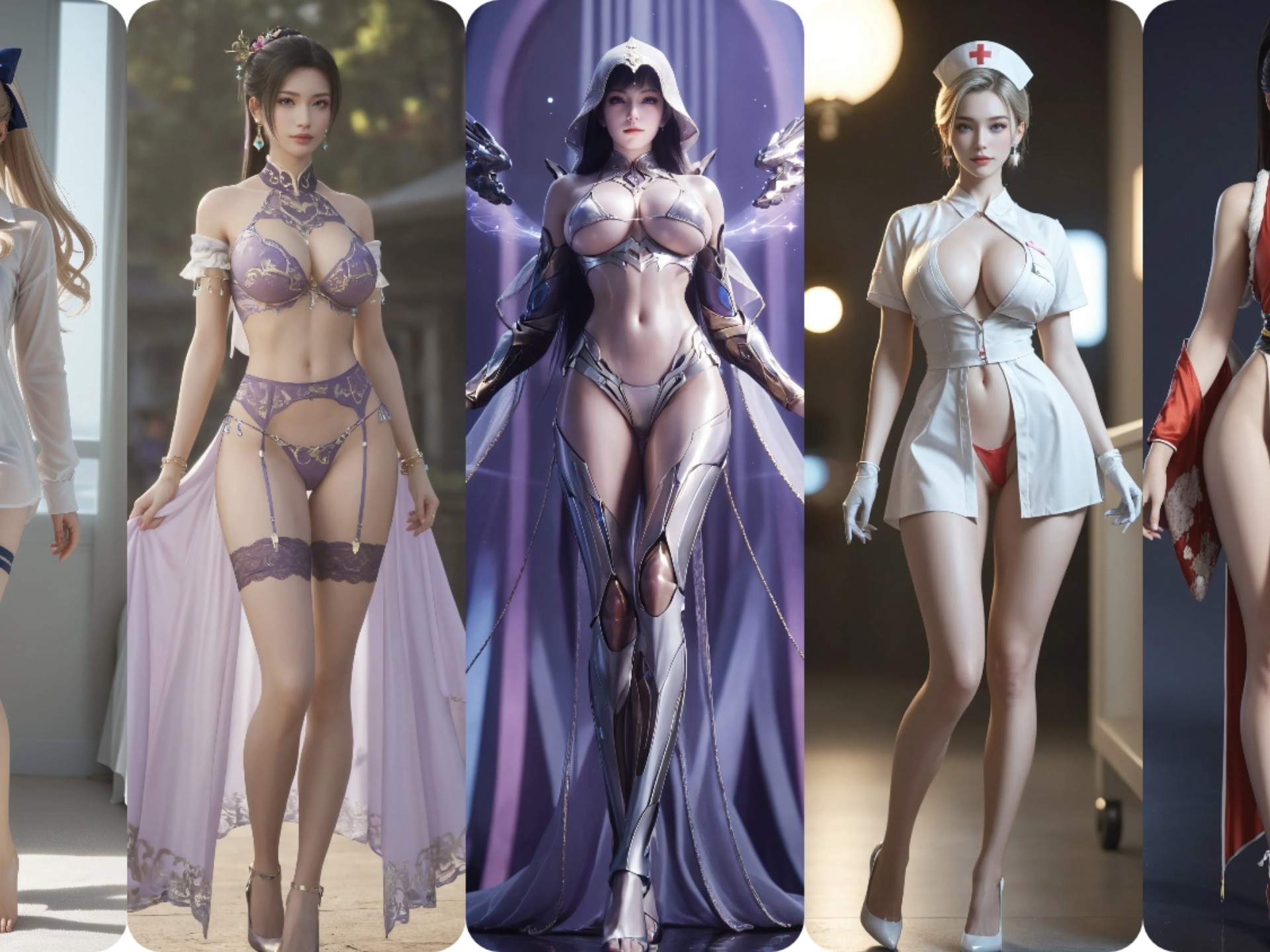 女神走秀合集（全身版）