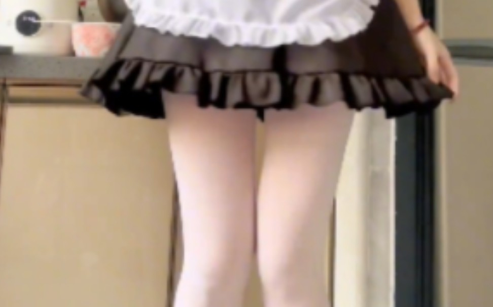 The maid's outfit with the white socks is awesome.
