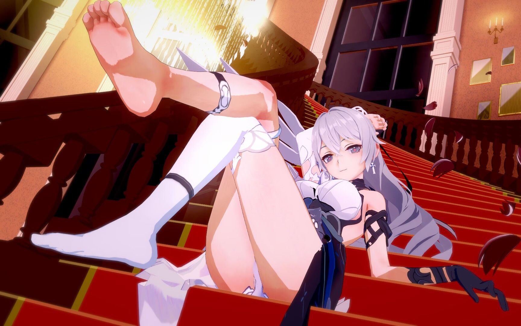 【崩坏3MMD】想让布洛妮娅队长的脚踩在我的脸上
