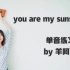 GECKO拇指琴随琴教材---《you are my sunshine》17音 单音练习