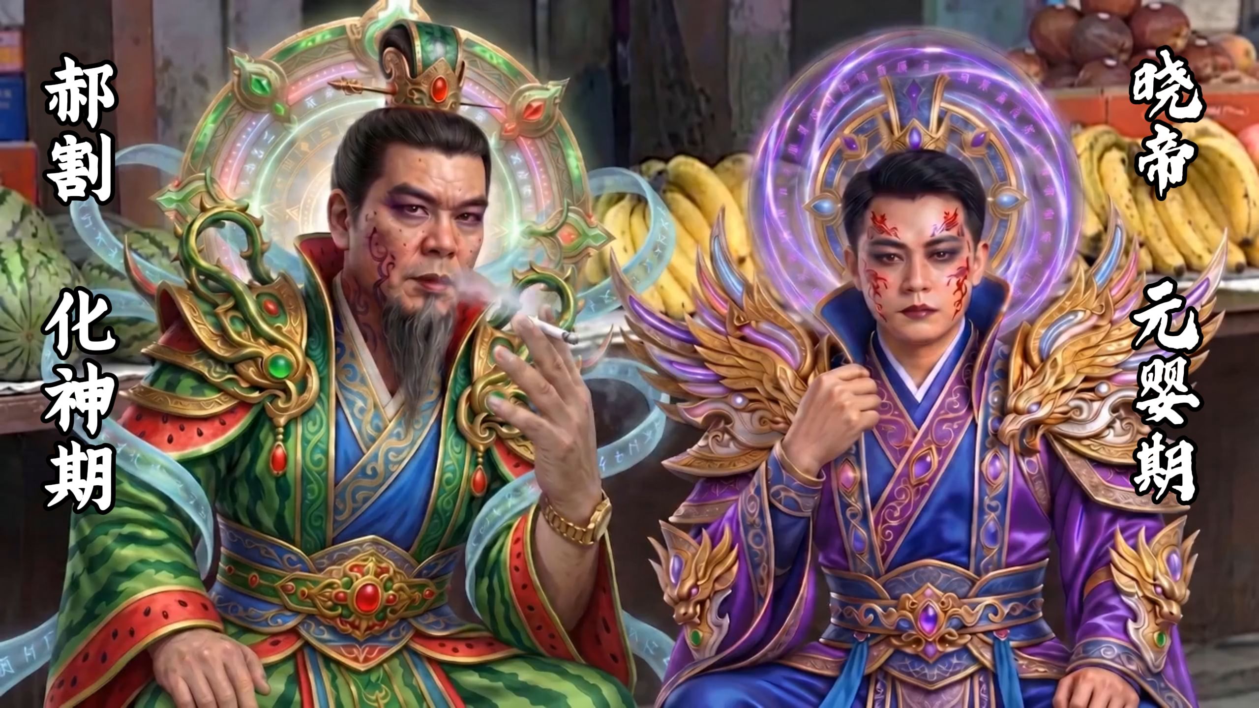 华强买瓜，但是凡人劈瓜传