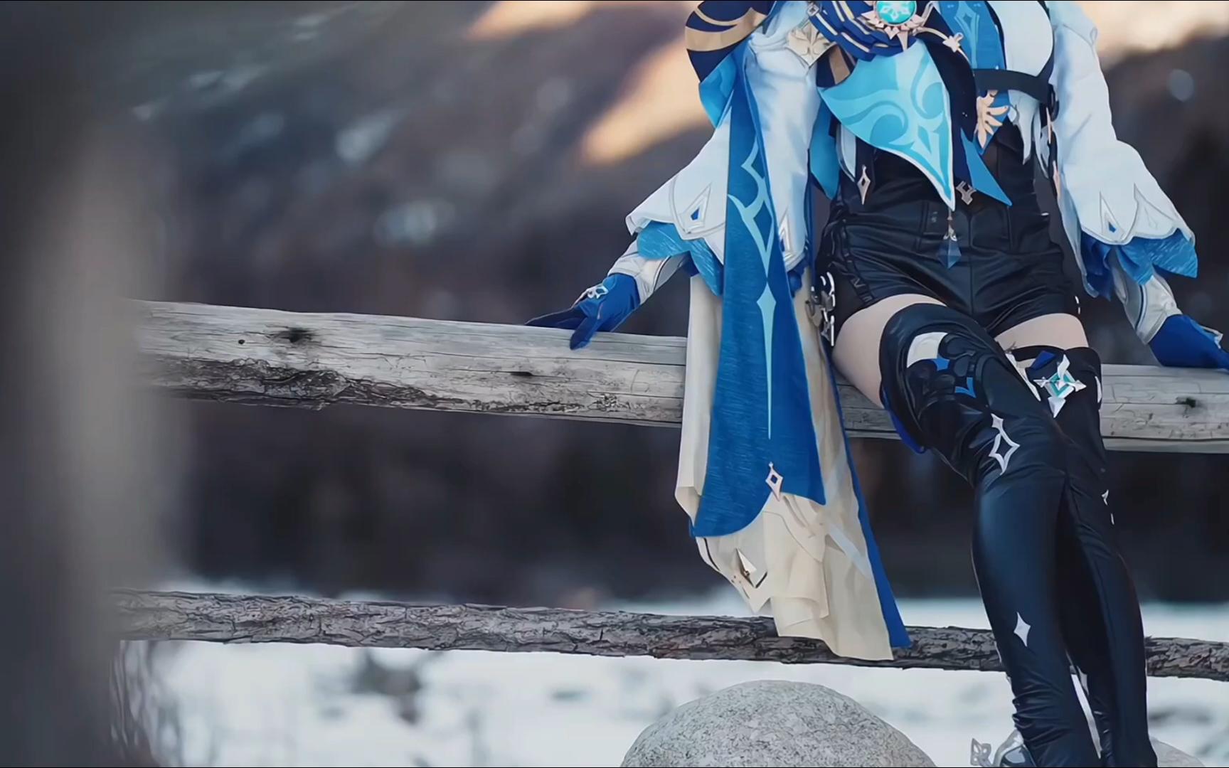 [QCos]Genshin Impact Eula Cosplay 原神优菈·Cosplay