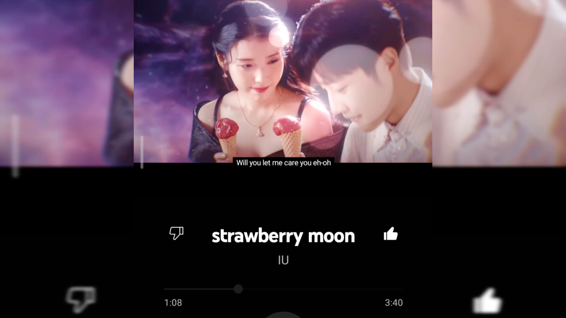 考古发现！肖战以前的vlog里哼了IU的草莓月亮！！