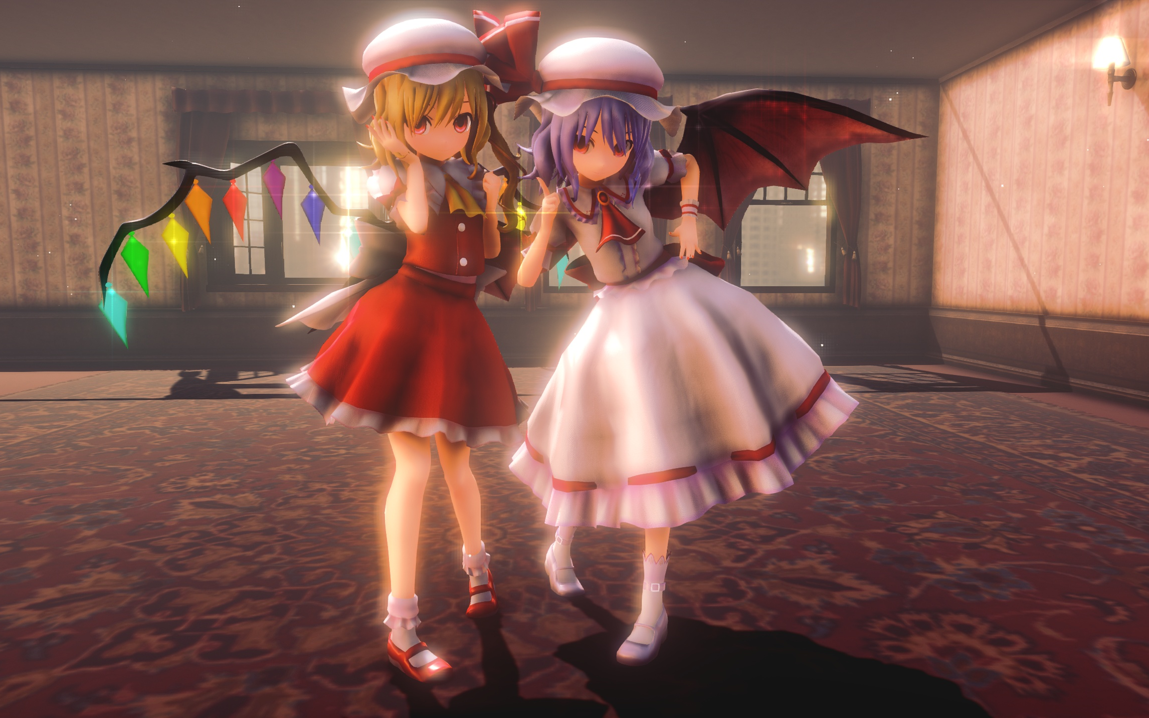 【东方mmd】灵梦和魔理沙『electric magic』【强推】