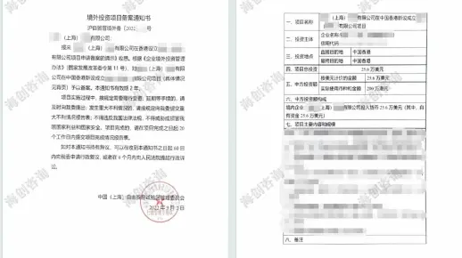 银川企业境外投资项目备案