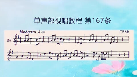 那就是我曲谱视唱教学_我就是这般女子(4)