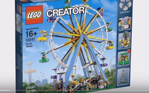 lego creator 10247 ferris wheel - lego speed build review