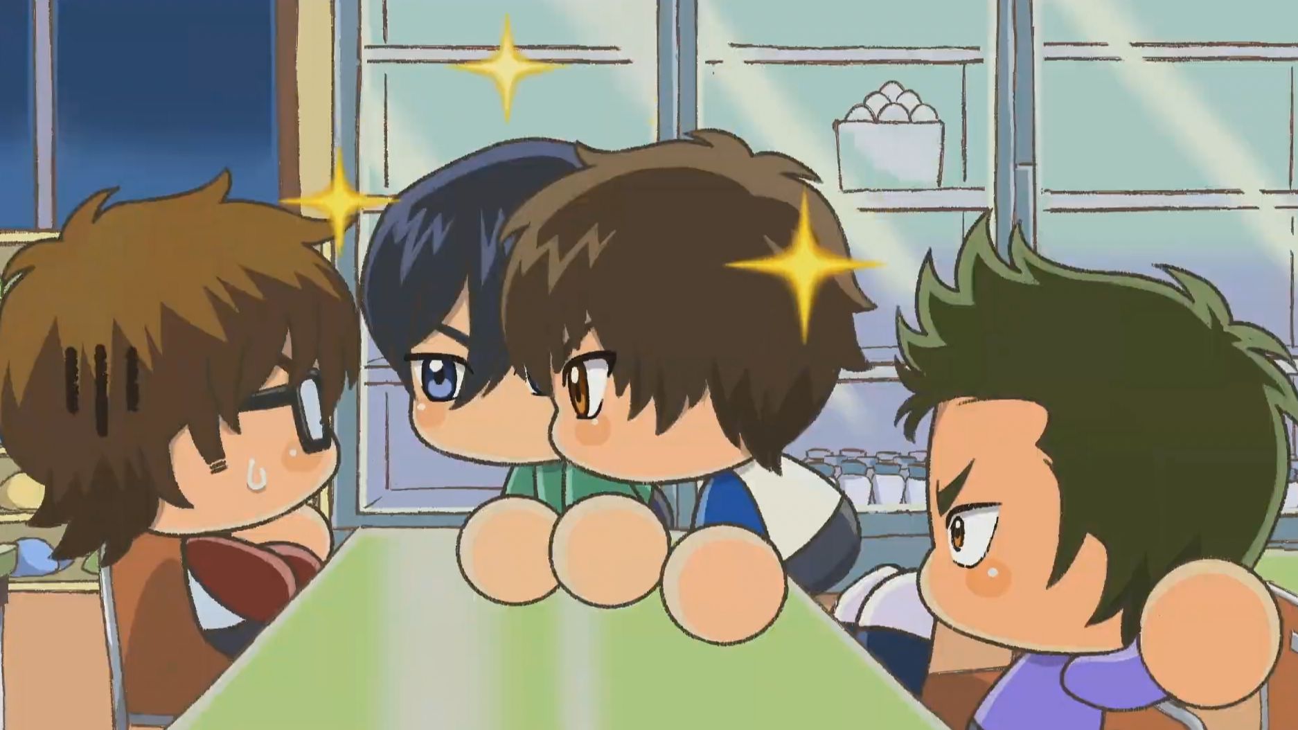 【熟肉】钻A×实况力量棒球mini动画第1话「青心寮的短信事件」