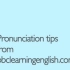 BBC - Pronunciation Tips