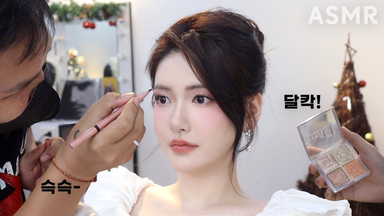 ASMR🎧越南化妆师为我打造时尚婚礼妆造/发型🇻🇳【BEAUTYSOOM】