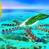 [8K]马尔代夫in ULTRA HD -在轻松的音乐和海浪声中进行最佳热带岛屿之旅