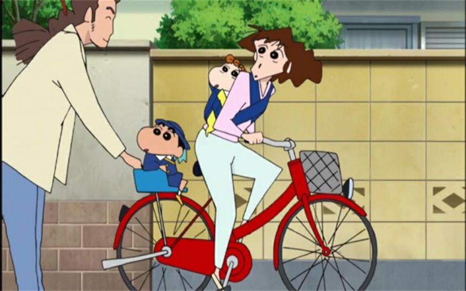 [蜡笔小新] 美伢送小新上学