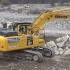 小松HB365挖掘机施工作业