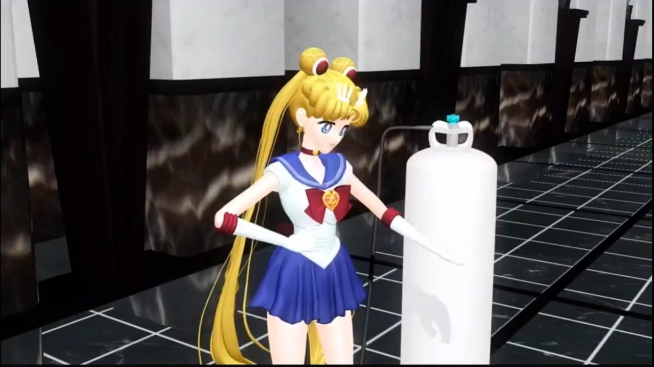 Sailor Moon Belly Inflation