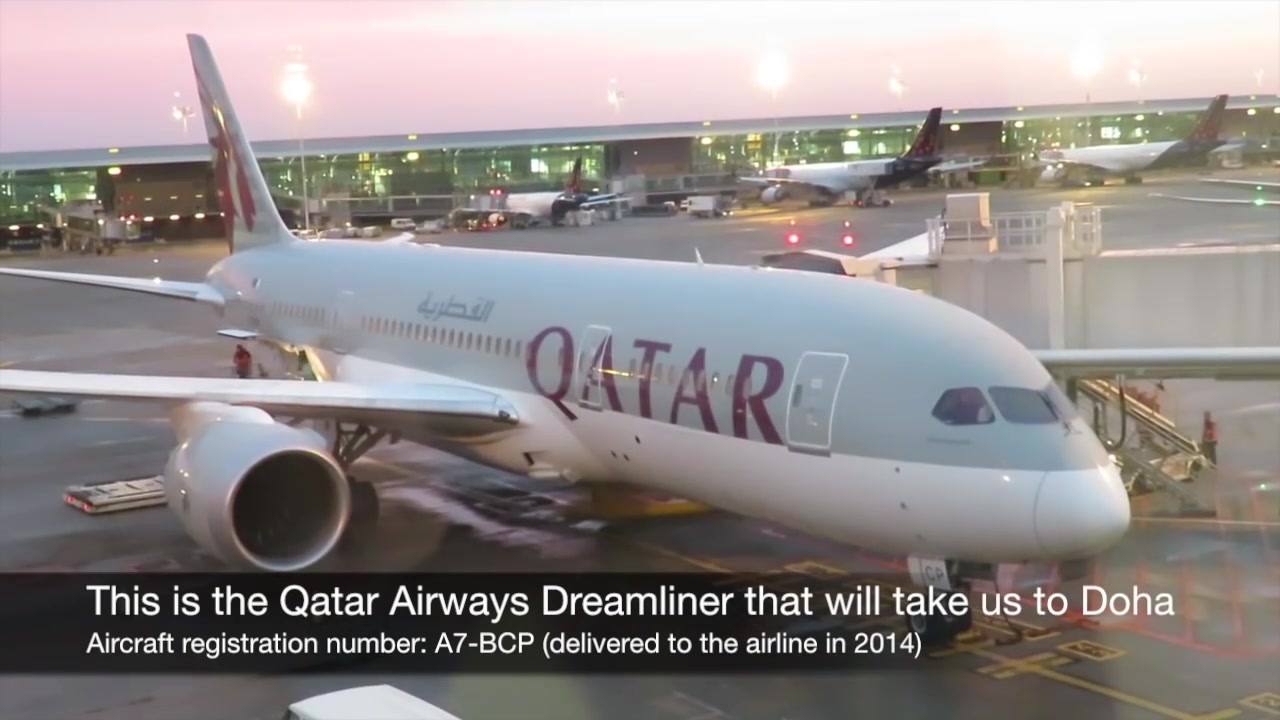 【豪华旅行专家】卡塔尔航空波音787-8商务舱体验(布鲁塞尔-多哈)