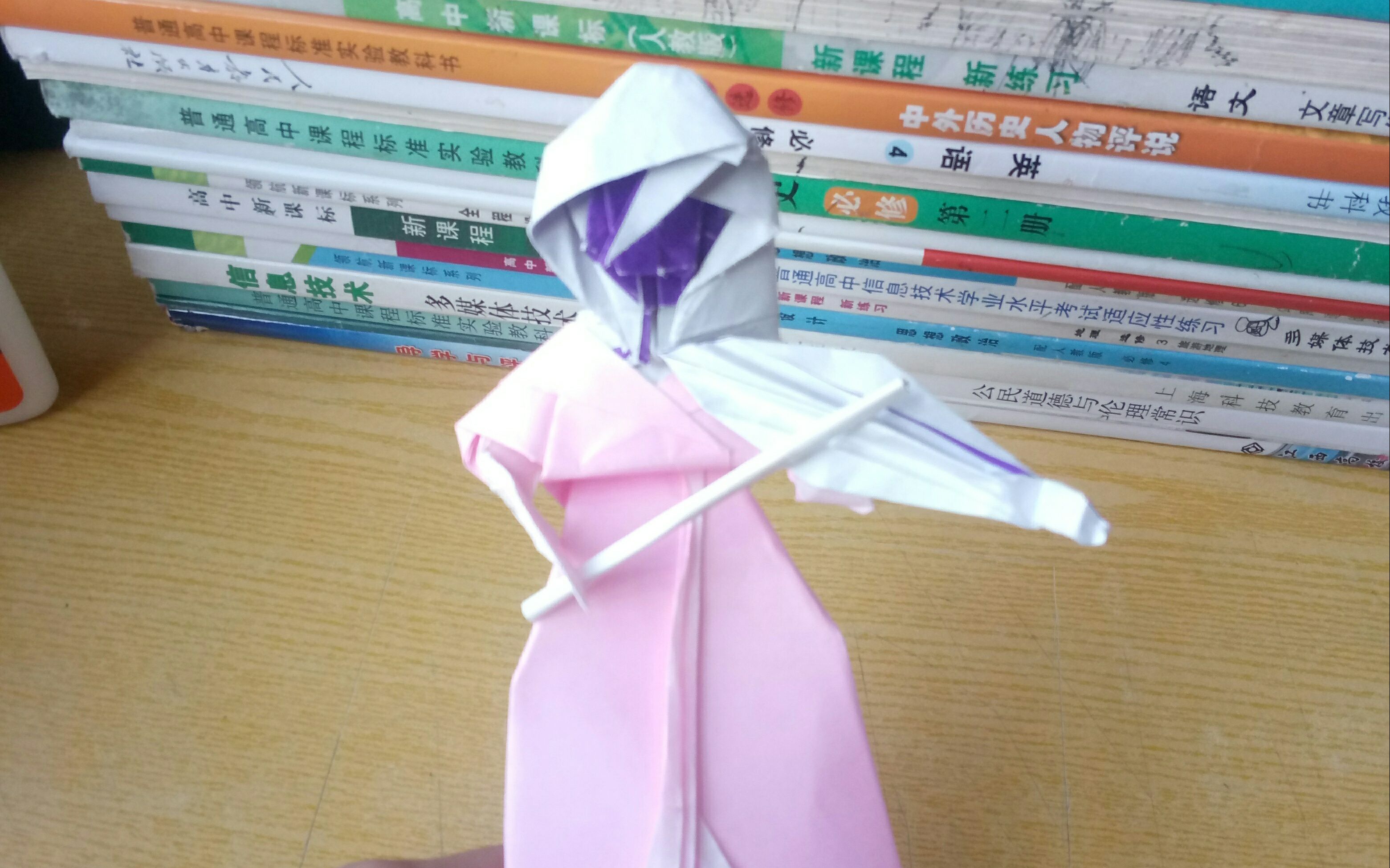 折纸教程.小提琴少女.不是你们学不会,而是我也不会还