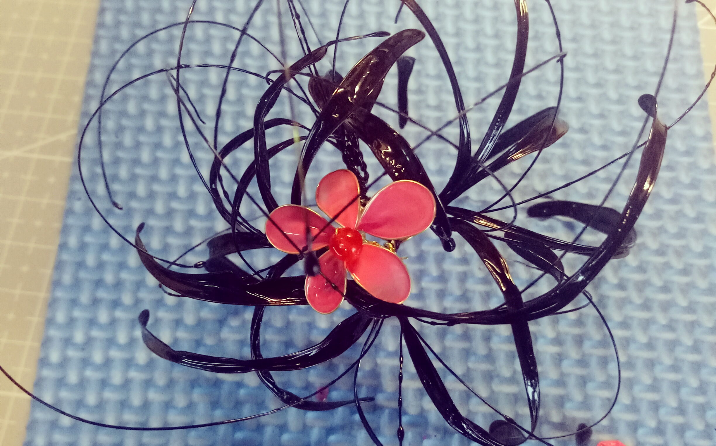 一次失败的指甲油彼岸花的制作过程